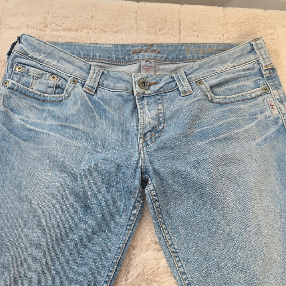 Silver Jeans Light Wash Flare Denim
